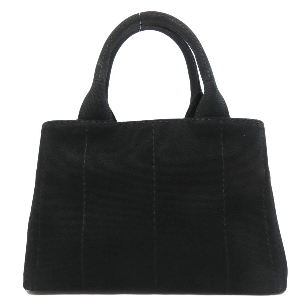 Prada 2way Canvas Canapa Handbag Black
